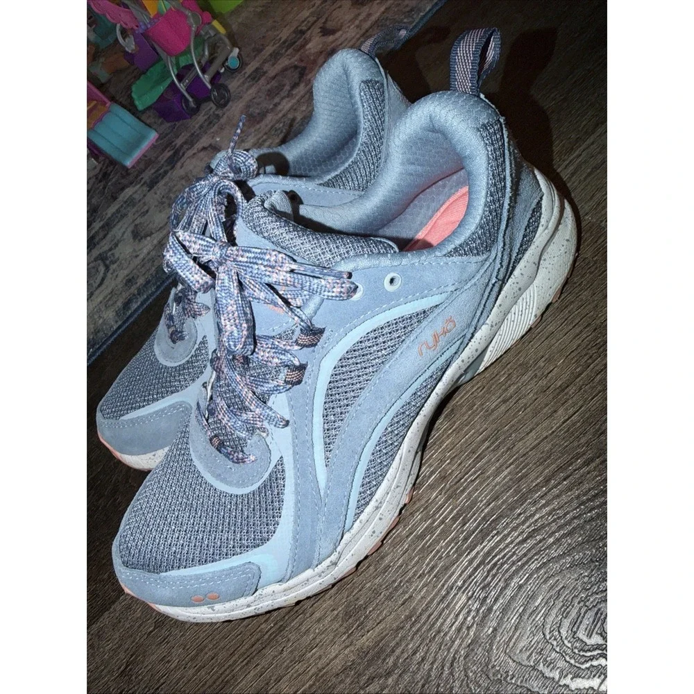 Ryka Sky Walk Trail Blue Grey Gray Women's Size 7.5